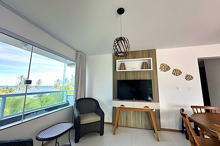 Cobertura Privê 301 - Pé na areia/Vista Mar/300 MB
