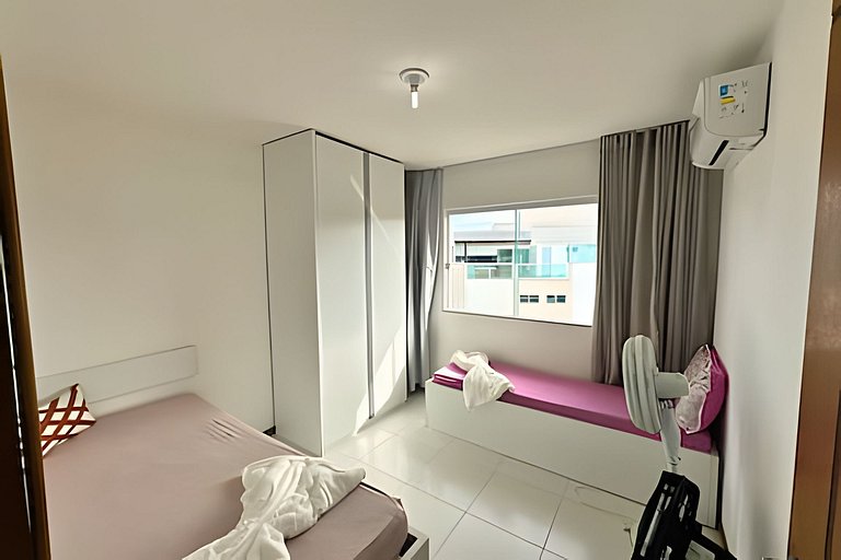 Cobertura Privê 301 - Pé na areia/Vista Mar/300 MB