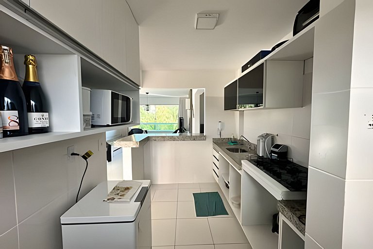 Cobertura Privê 301 - Pé na areia/Vista Mar/300 MB